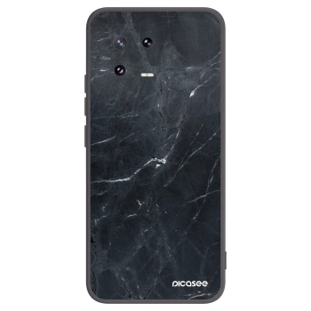 Picasee fekete szilikon tok az alábbi mobiltelefonokra Xiaomi 13 Pro - Black marble