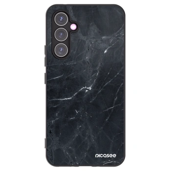 Picasee fekete szilikon tok az alábbi mobiltelefonokra Samsung Galaxy A54 5G A546B - Black marble