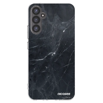 Picasee átlátszó szilikon tok az alábbi mobiltelefonokra Samsung Galaxy A34 5G A346B - Black marble