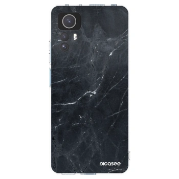 Picasee átlátszó szilikon tok az alábbi mobiltelefonokra Xiaomi Redmi Note 12S - Black marble