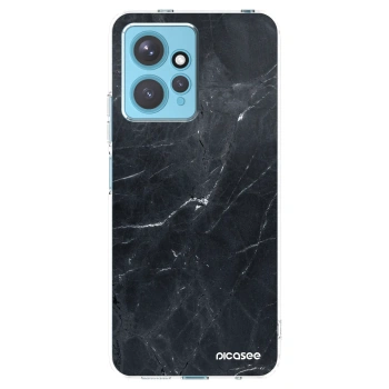 Picasee átlátszó szilikon tok az alábbi mobiltelefonokra Xiaomi Redmi Note 12 4G - Black marble