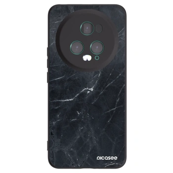 Picasee fekete szilikon tok az alábbi mobiltelefonokra Honor Magic5 Pro - Black marble