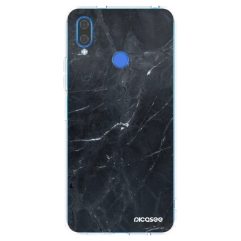 Picasee átlátszó szilikon tok az alábbi mobiltelefonokra Huawei Nova 3i - Black marble