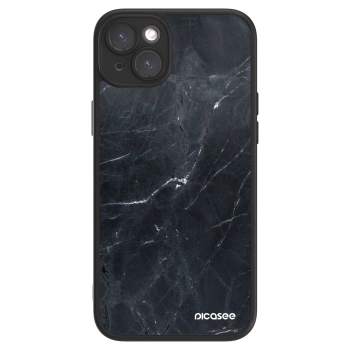Picasee ULTIMATE CASE Apple iPhone 15 Plus - készülékre - Black marble