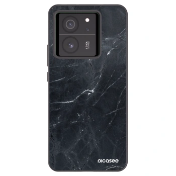 Picasee fekete szilikon tok az alábbi mobiltelefonokra Xiaomi 13T Pro - Black marble