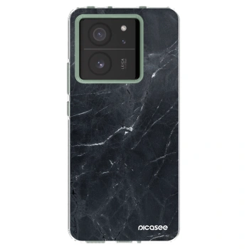 Picasee átlátszó szilikon tok az alábbi mobiltelefonokra Xiaomi 13T Pro - Black marble