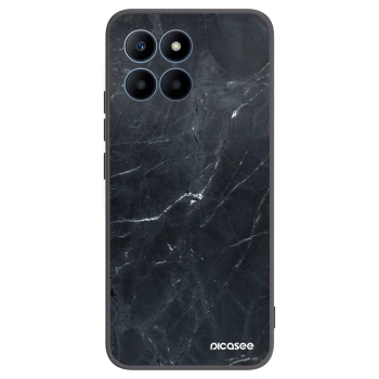 Picasee fekete szilikon tok az alábbi mobiltelefonokra Honor 70 Lite - Black marble