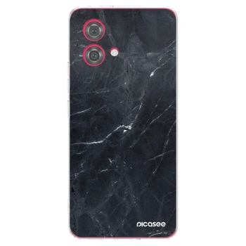 Picasee átlátszó szilikon tok az alábbi mobiltelefonokra Motorola Moto G84 5G - Black marble