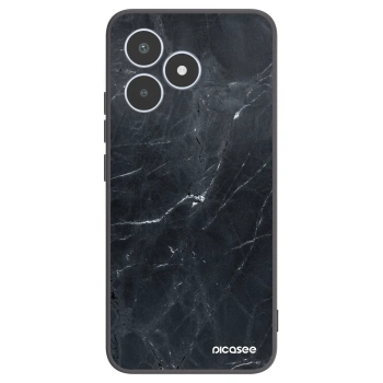 Picasee fekete szilikon tok az alábbi mobiltelefonokra Realme C53 - Black marble