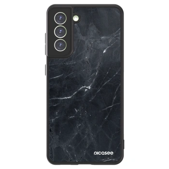 Picasee ULTIMATE CASE PowerShare Samsung Galaxy S21 FE 5G - készülékre - Black marble