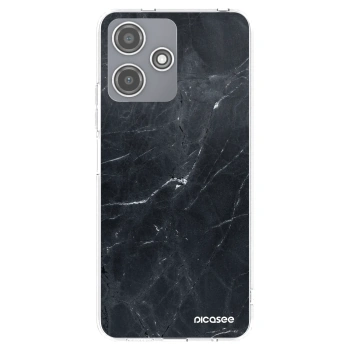 Picasee átlátszó szilikon tok az alábbi mobiltelefonokra Xiaomi Redmi 12 5G - Black marble