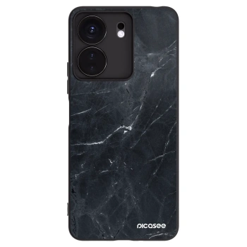 Picasee fekete szilikon tok az alábbi mobiltelefonokra Xiaomi Redmi 13C 4G - Black marble