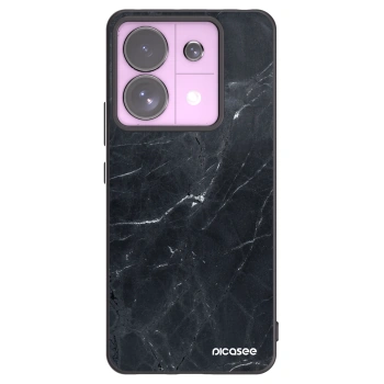 Picasee fekete szilikon tok az alábbi mobiltelefonokra Xiaomi Redmi Note 13 Pro 5G - Black marble