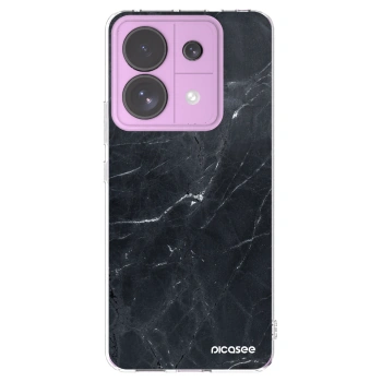 Picasee átlátszó szilikon tok az alábbi mobiltelefonokra Xiaomi Redmi Note 13 Pro 5G - Black marble