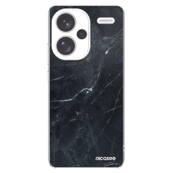 Picasee átlátszó szilikon tok az alábbi mobiltelefonokra Xiaomi Redmi Note 13 Pro+ 5G - Black marble