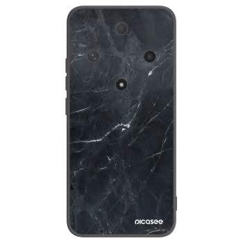 Picasee fekete szilikon tok az alábbi mobiltelefonokra Honor Magic6 Lite 5G - Black marble