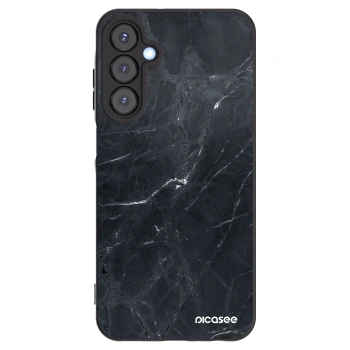 Picasee fekete szilikon tok az alábbi mobiltelefonokra Samsung Galaxy A25 A256B 5G - Black marble