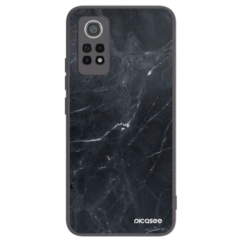 Picasee fekete szilikon tok az alábbi mobiltelefonokra Xiaomi Redmi Note 12 Pro 4G - Black marble