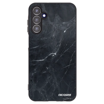 Picasee fekete szilikon tok az alábbi mobiltelefonokra Samsung Galaxy A15 A155F 4G - Black marble