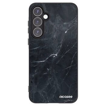 Picasee fekete szilikon tok az alábbi mobiltelefonokra Samsung Galaxy A55 5G A556B - Black marble