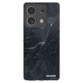Picasee átlátszó szilikon tok az alábbi mobiltelefonokra Xiaomi Redmi Note 13 4G - Black marble