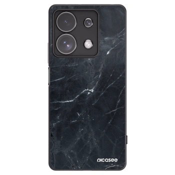 Picasee fekete szilikon tok az alábbi mobiltelefonokra Xiaomi Redmi Note 13 Pro 4G - Black marble