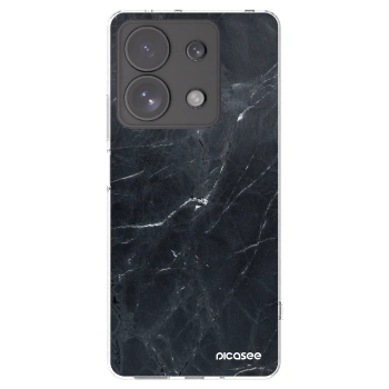 Picasee átlátszó szilikon tok az alábbi mobiltelefonokra Xiaomi Redmi Note 13 Pro 4G - Black marble