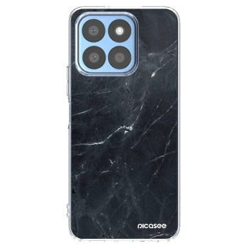 Picasee átlátszó szilikon tok az alábbi mobiltelefonokra Honor X8b - Black marble
