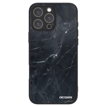Picasee ULTIMATE CASE Apple iPhone 16 Pro Max - készülékre - Black marble