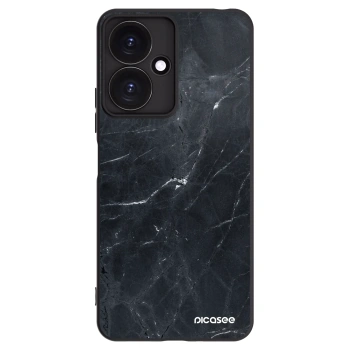 Picasee fekete szilikon tok az alábbi mobiltelefonokra Xiaomi Redmi 13C 5G - Black marble