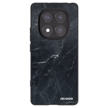 Picasee fekete szilikon tok az alábbi mobiltelefonokra Xiaomi Redmi Note 14 Pro 5G - Black marble