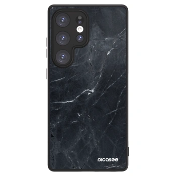 Picasee ULTIMATE CASE Samsung Galaxy S25 Ultra 5G - készülékre - Black marble