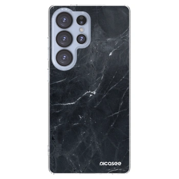 Picasee átlátszó szilikon tok az alábbi mobiltelefonokra Samsung Galaxy S25 Ultra 5G - Black marble