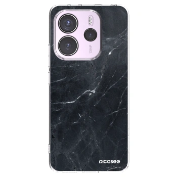 Picasee átlátszó szilikon tok az alábbi mobiltelefonokra Xiaomi Redmi Note 14 4G - Black marble