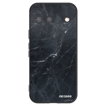Picasee fekete szilikon tok az alábbi mobiltelefonokra Google Pixel 9 - Black marble