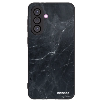 Picasee fekete szilikon tok az alábbi mobiltelefonokra Samsung Galaxy A36 5G - Black marble