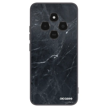 Picasee fekete szilikon tok az alábbi mobiltelefonokra Xiaomi Poco C75 - Black marble