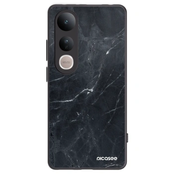 Picasee fekete szilikon tok az alábbi mobiltelefonokra Vivo V50 Lite 5G - Black marble