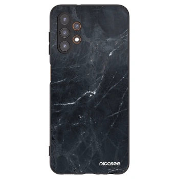 Picasee fekete szilikon tok az alábbi mobiltelefonokra Samsung Galaxy A13 5G - Black marble