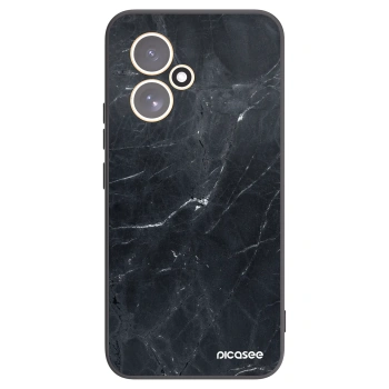 Picasee fekete szilikon tok az alábbi mobiltelefonokra Honor 400 5G - Black marble