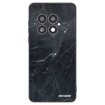 Picasee fekete szilikon tok az alábbi mobiltelefonokra OnePlus 13 5G - Black marble