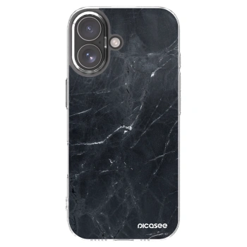 Picasee átlátszó szilikon tok az alábbi mobiltelefonokra Apple iPhone 17 - Black marble