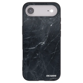 Picasee fekete szilikon tok az alábbi mobiltelefonokra Apple iPhone Air - Black marble