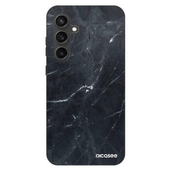 Szilikon tok erre a típusra Samsung Galaxy S24 FE S721B - Black marble