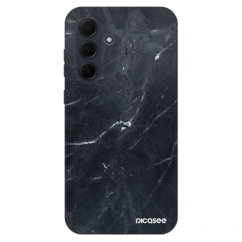 Szilikon tok erre a típusra Samsung Galaxy A35 5G A356B - Black marble
