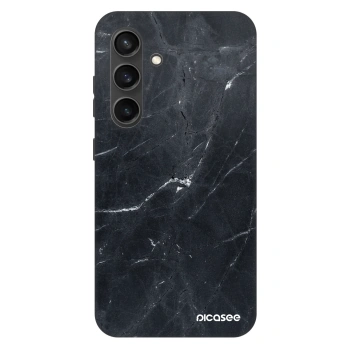 Szilikon tok erre a típusra Samsung Galaxy S24+ S926B 5G - Black marble