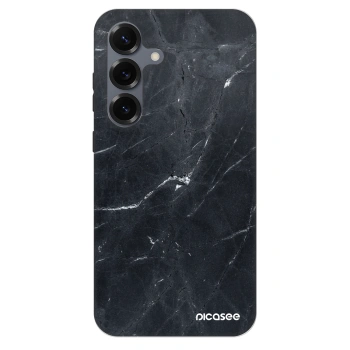 Szilikon tok erre a típusra Samsung Galaxy S25 5G - Black marble