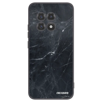 Picasee fekete szilikon tok az alábbi mobiltelefonokra OnePlus 13R 5G - Black marble