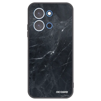 Picasee fekete szilikon tok az alábbi mobiltelefonokra Xiaomi Redmi 15C 4G - Black marble