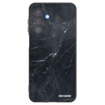 Picasee fekete szilikon tok az alábbi mobiltelefonokra Samsung Galaxy A17 5G - Black marble